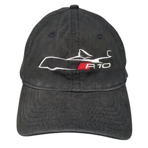 R10 Audi Sport North America Fitted Hat Black One Size Embroidered